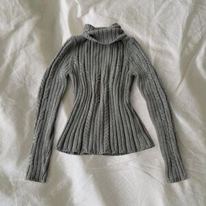 y2k Maurices grey sweater